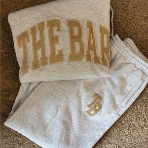 ARLO SWEATSHIRT LT HEATHER GREY/NUDE *sold out on site*